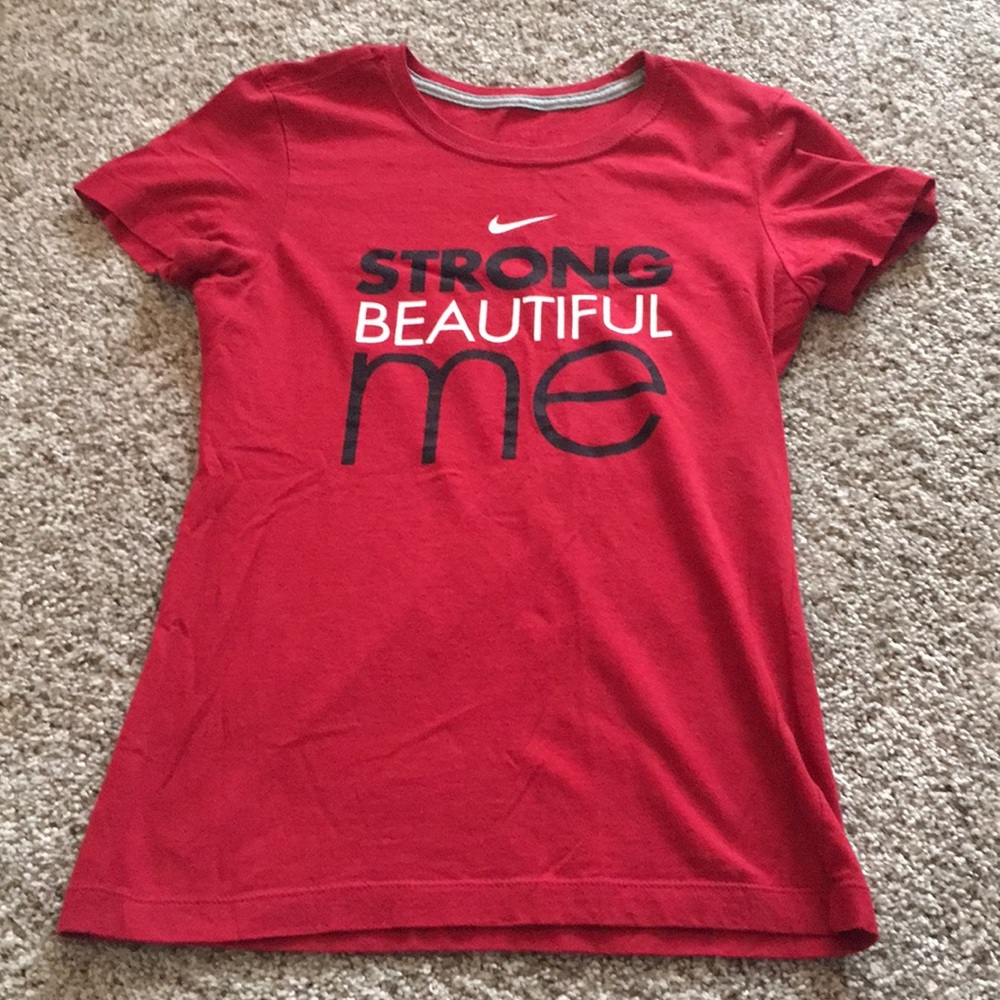 Nike Red Slim Fit Tee